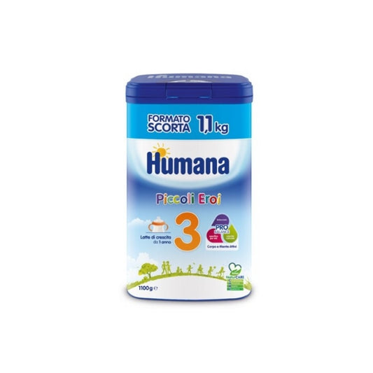 Humana 3 Latte di Crescita da 1 Anno Piccoli Eroi 1,1Kg