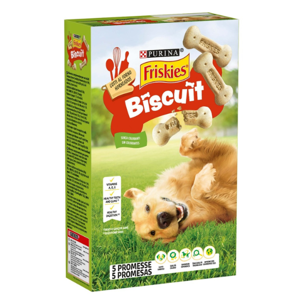 Friskies Dog Biscuit Biscotti per Cani Senza Coloranti 650gr