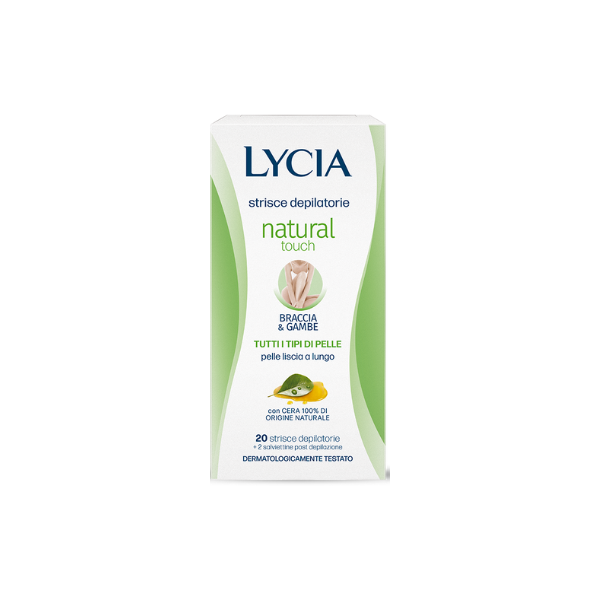 Lycia Strisce Depilatorie Natural Braccia e Gambe x20