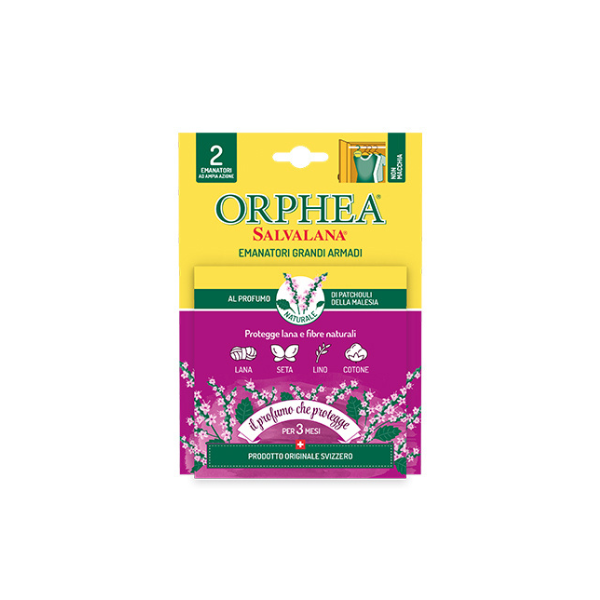 Orphea Emanatori Grandi Armadi al Profumo di Patchouli x2