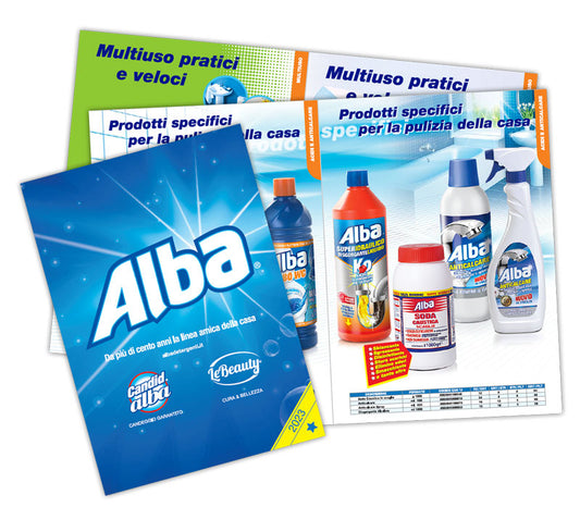 "Guida Rapida alla Cura del Bucato, Candeggio e Pulizia Domestica con Prodotti Alba"