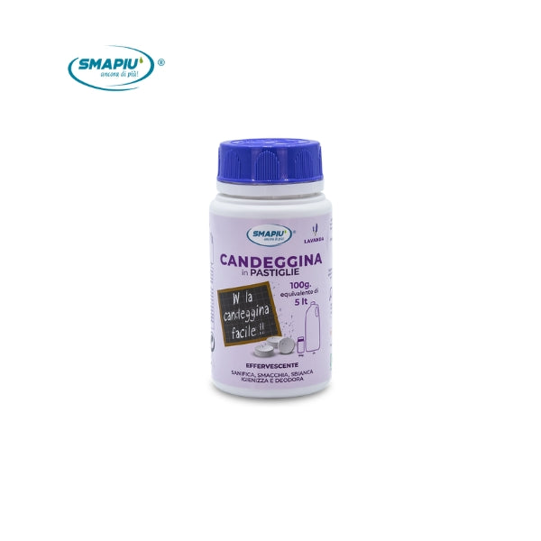 Smapiù Candeggina in Pastiglie 40 Tabs Versione Lavanda