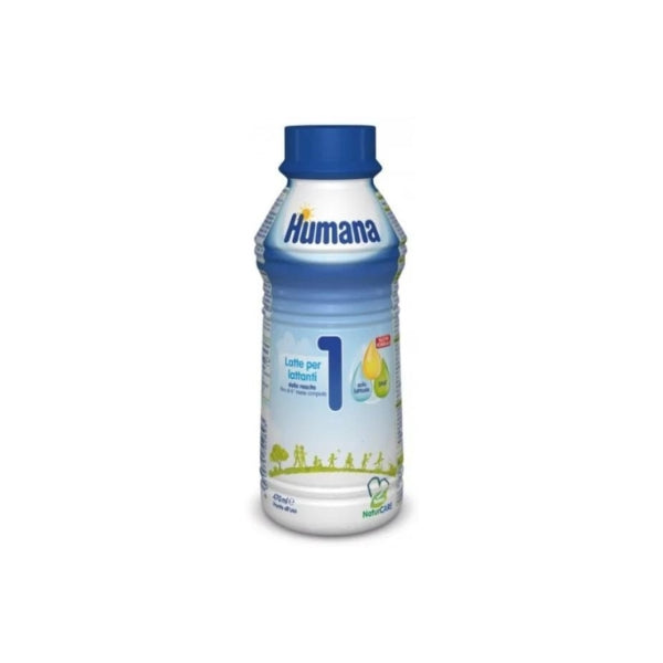 Humana 1 Latte Liquido dalla Nascita fini al 6 Mese Compiuto 470ml