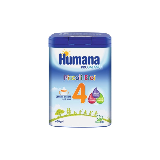 Humana 4 Latte di Crescita da 2 Anni Piccoli Eroi 650Gr