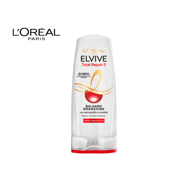 Elvive Total Repair 5 Balsamo Ricostituente 400 ml Capelli Fragili e Danneggiati