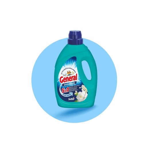 General Liquido Lavatrice Universale 60 Lavaggi 2,7 Litri Formula 5in1 Classico