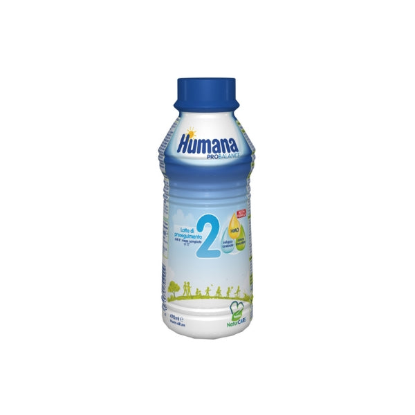 Humana 2 Latte di Proseguimento Liquido dal 6 Mese Compiuto al 12 Mese  470ml