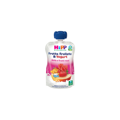 Hipp Frutta Frullata & Yogurt Mela e Frutti Rossi dal 6 Mese 90gr
