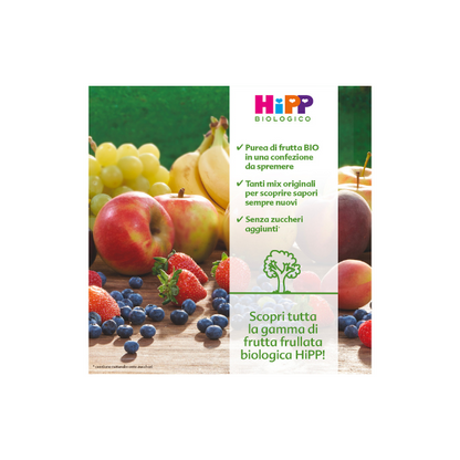 Hipp Frutta Frullata Mela, Banana e Fragola dal 6 Mese 90gr