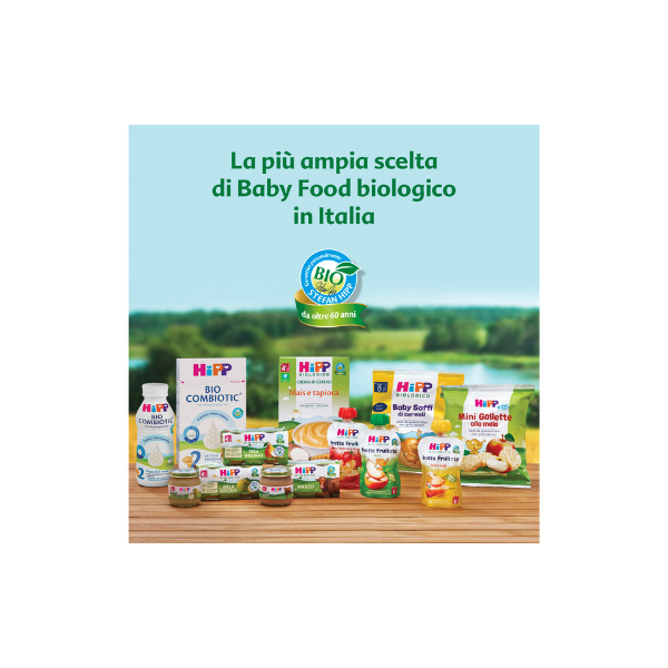 Hipp Frutta Frullata & Yogurt Mela e Frutti Rossi dal 6 Mese 90gr