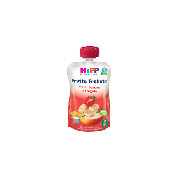 Hipp Frutta Frullata Mela, Banana e Fragola dal 6 Mese 90gr