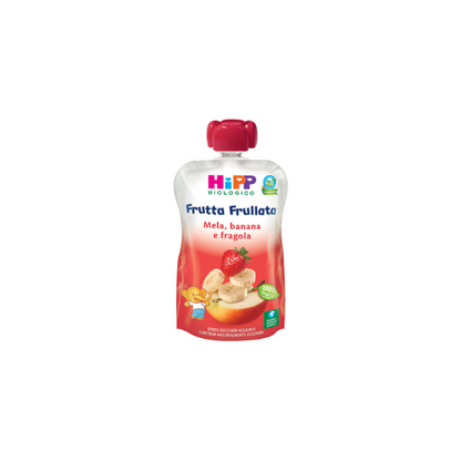 Hipp Frutta Frullata Mela, Banana e Fragola dal 6 Mese 90gr